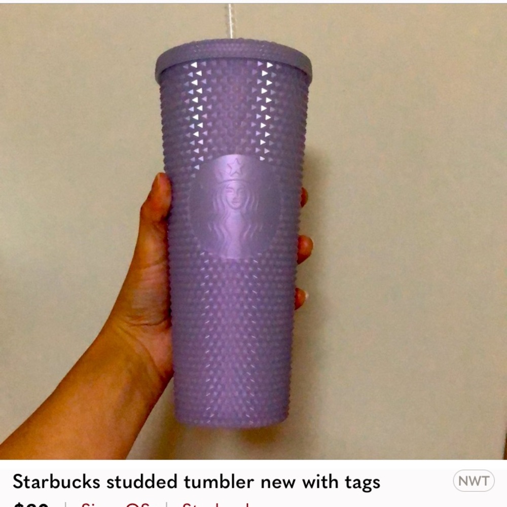 Starbucks studded tumbler nwt